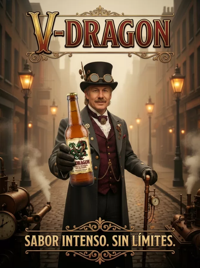 003_Cerveza V-Dragon - Afiches