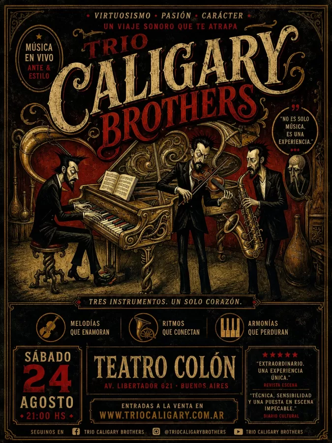 001_Trio Caligary - Afiche